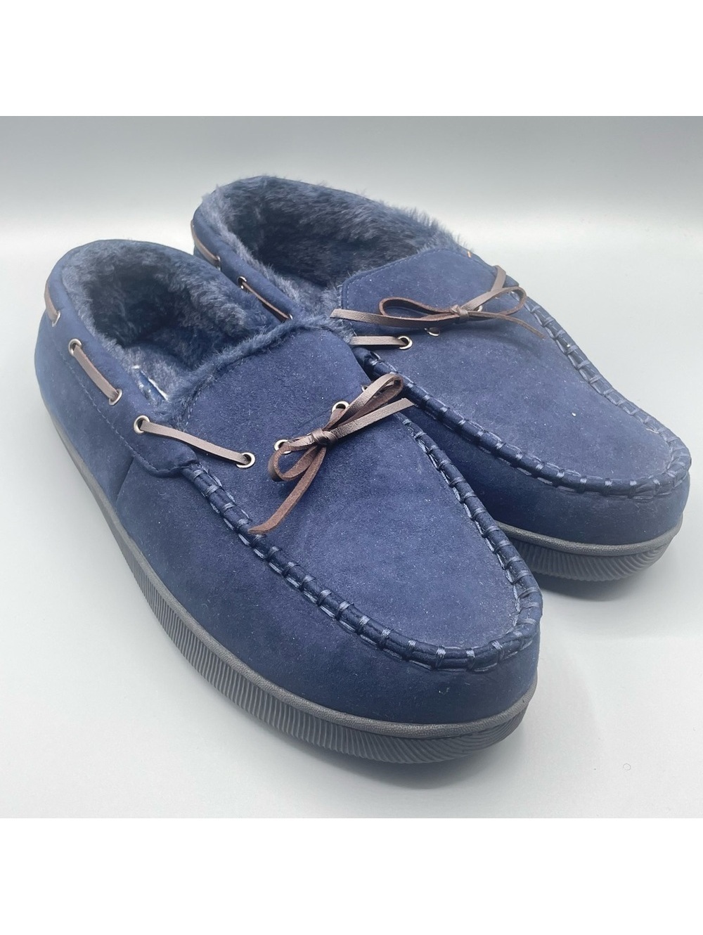 Club Room Navy Suede Loafers